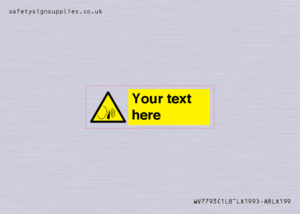 Custom warning sudden loud noise